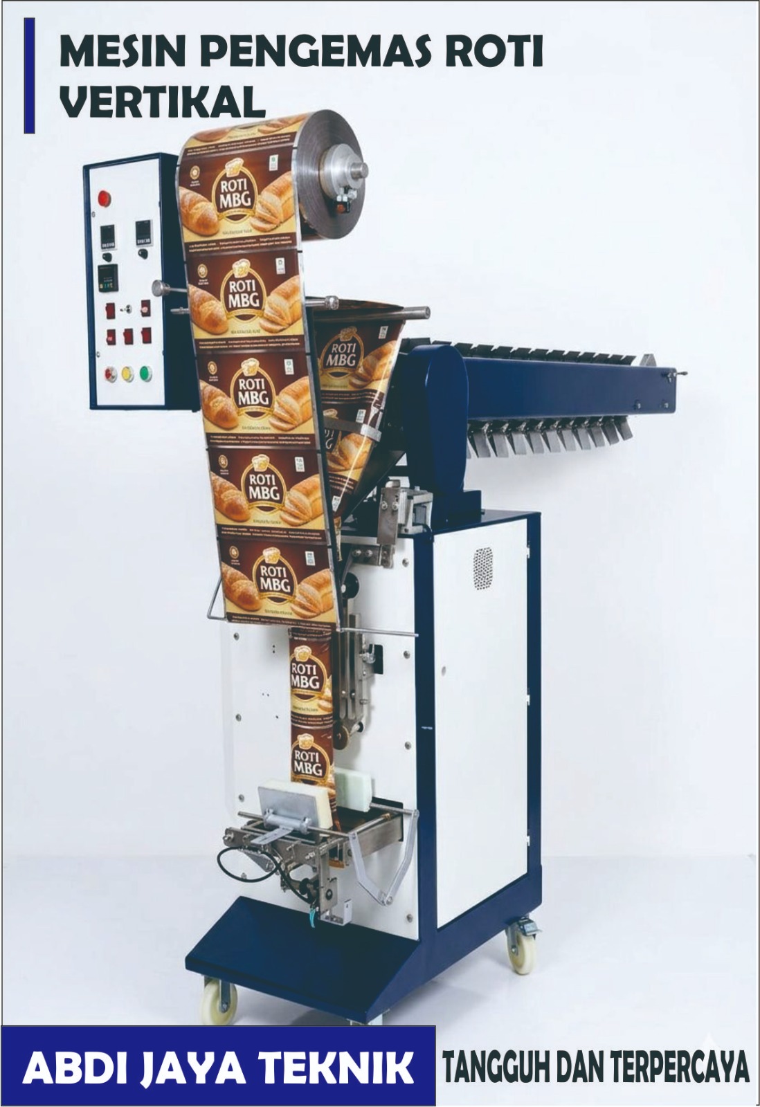 Mesin Pengemas Roti Vertical